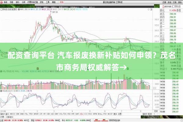 配资查询平台 汽车报废换新补贴如何申领？茂名市商务局权威解答→