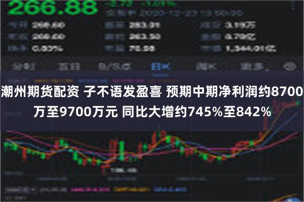 潮州期货配资 子不语发盈喜 预期中期净利润约8700万至9700万元 同比大增约745%至842%